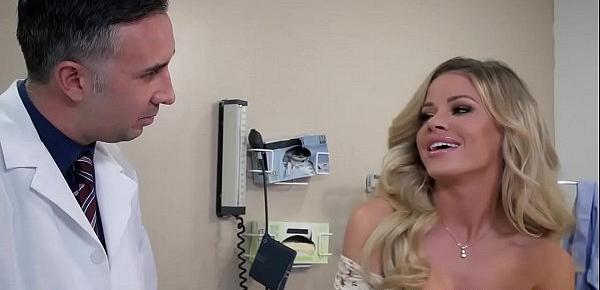  Brazzers - Doctor Adventures - A Dose Of Cock For Co-Ed Blues scene starring Jessa Rhodes and Keiran